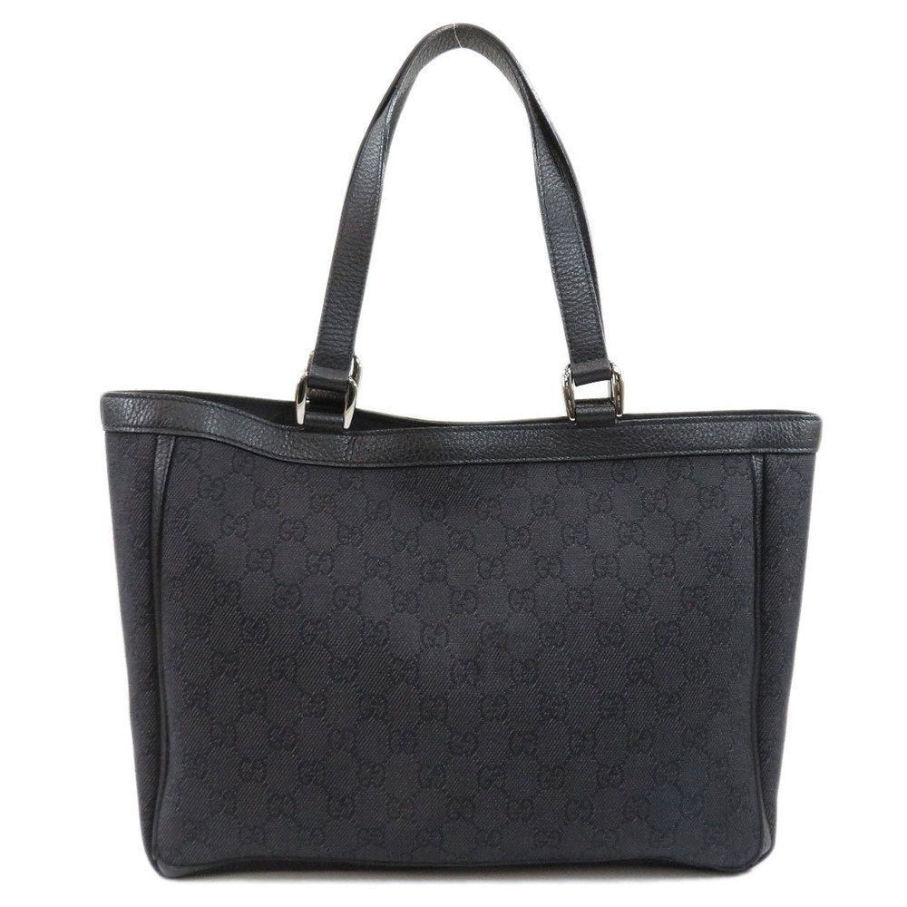 Gucci GG Outlet Tote Bag Canvas Black - Picture 2 of 9